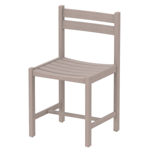 Chaise VACANCES bois teinté – T6
